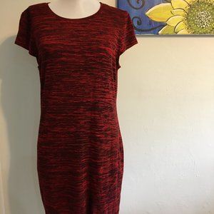 Kensie Red and Black Dress